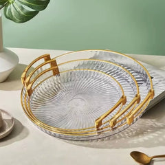 3 pcs Elegant Acrylic Fruit Tray Set