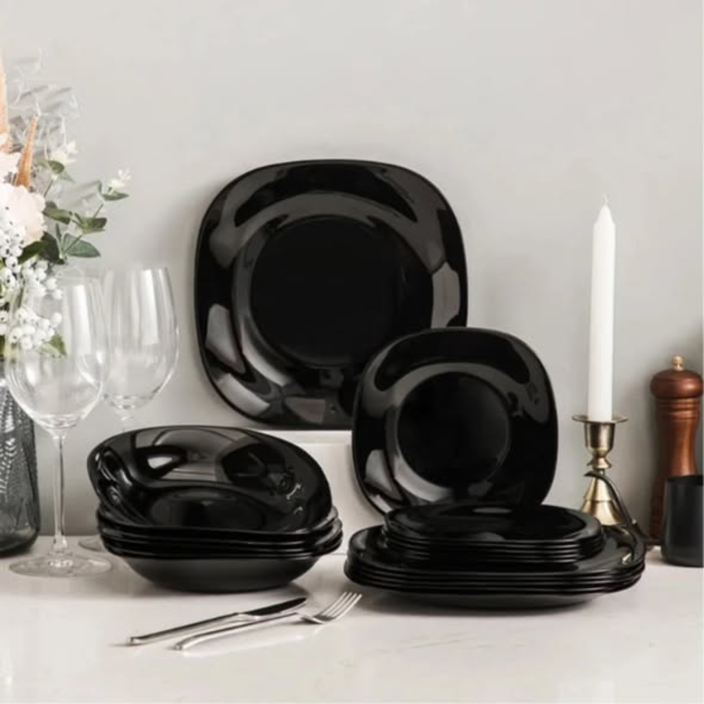 Opal Glass Dinner Set 24 Pcs