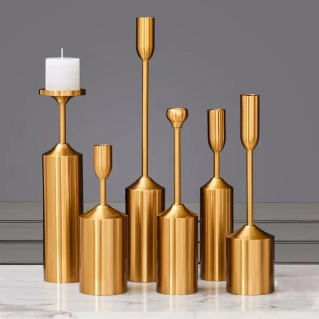 Gold Candle Holders