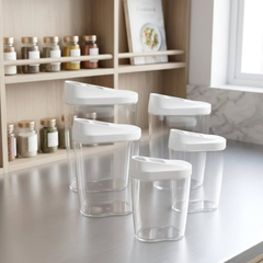 5pc Set Easy Lock Storage Jar