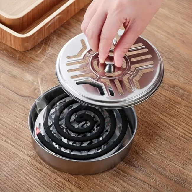 New Stainless Steel Mosquito Coil Holder