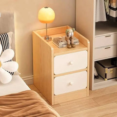 Minimalist Wooden Bedside Table with Drawer