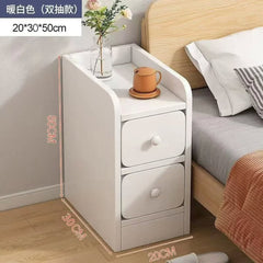 Minimalist Wooden Bedside Table with Drawer