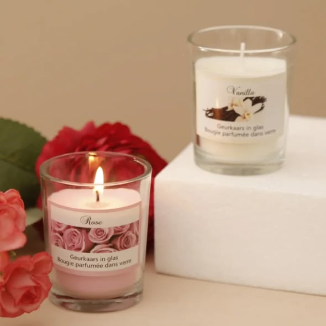 Glass Cap Cunned Scented Candles