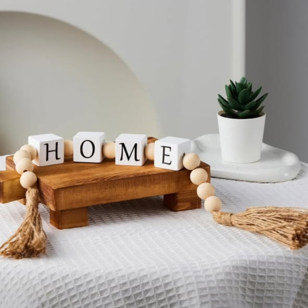 Wooden Bead Garland