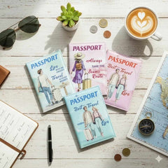Synthetic Leather Passport Holder Wallet