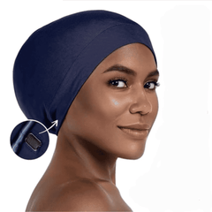Unisex Hair Bonnet Beanie with Elastic Tie Band
