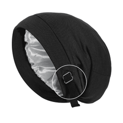 Unisex Hair Bonnet Beanie with Elastic Tie Band