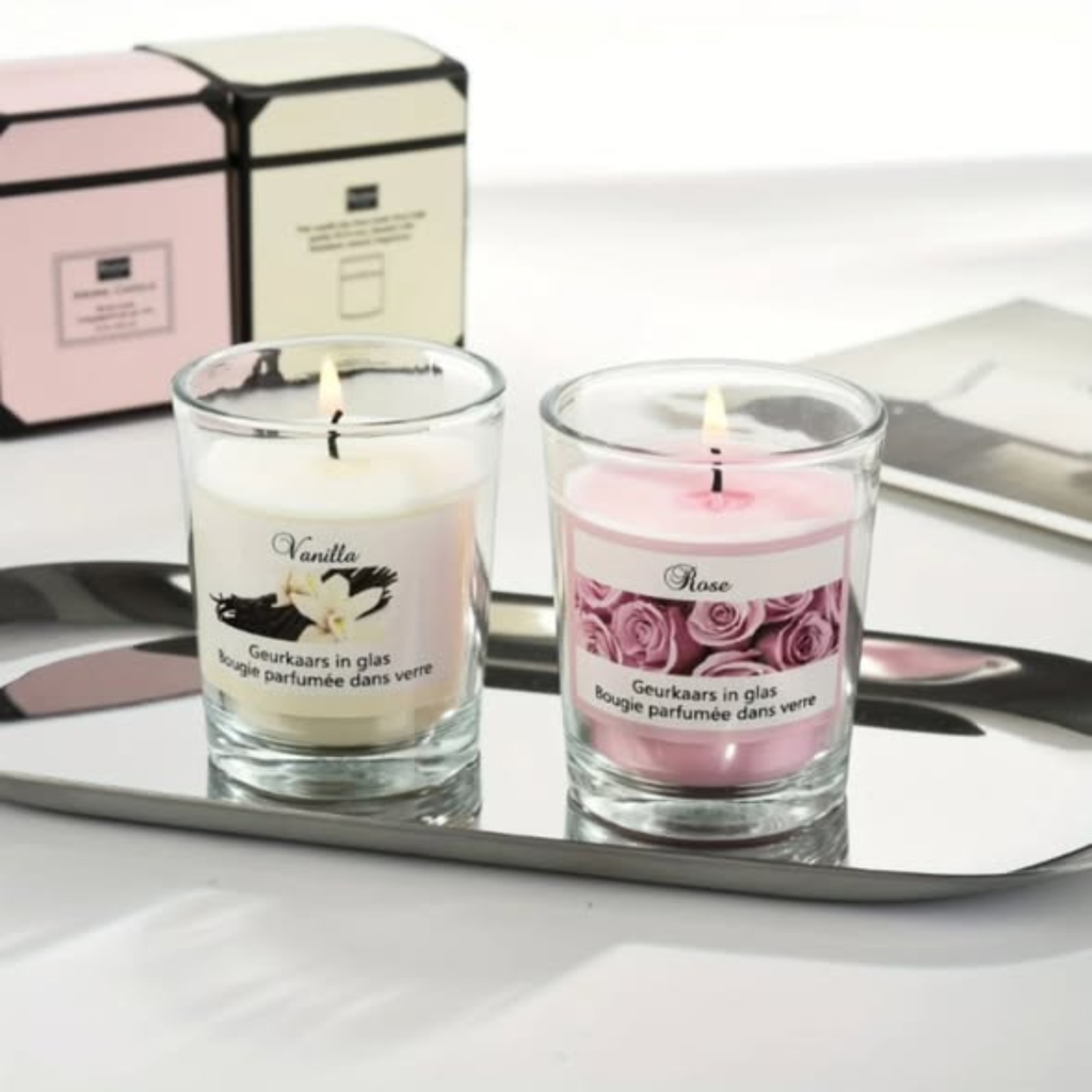 Glass Cap Cunned Scented Candles