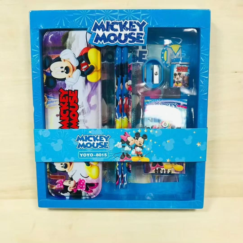 School Cartoon Stationery Set Gift Box