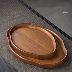 Wooden Decorative Serving Tray Set – 2pcs