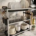 Aluminium + Plastic Dish Rack