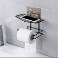 Wall mounted wrought iron tissue holder