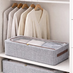 Large Capacity Visible Zipper Wardrobe Closet Organizer
