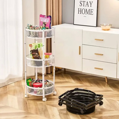 Kitchen Foldable Multi-Layer Storage Rack