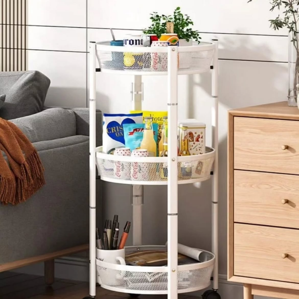 Kitchen Foldable Multi-Layer Storage Rack