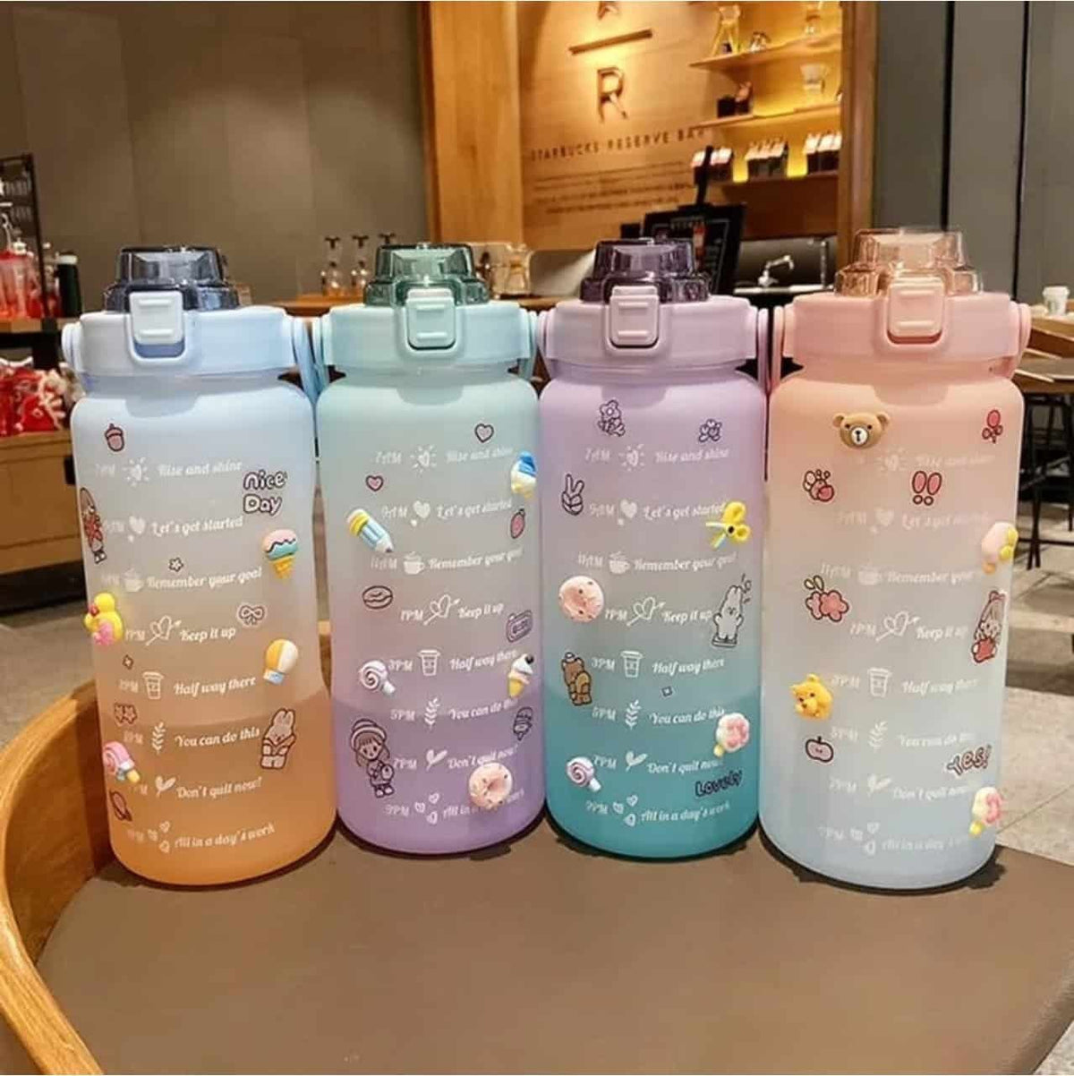 2L Motivational Water Bottle