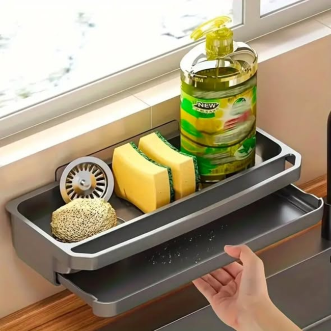 Wall Mounted Sink Caddy Organizer