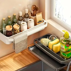 Wall Mounted Sink Caddy Organizer