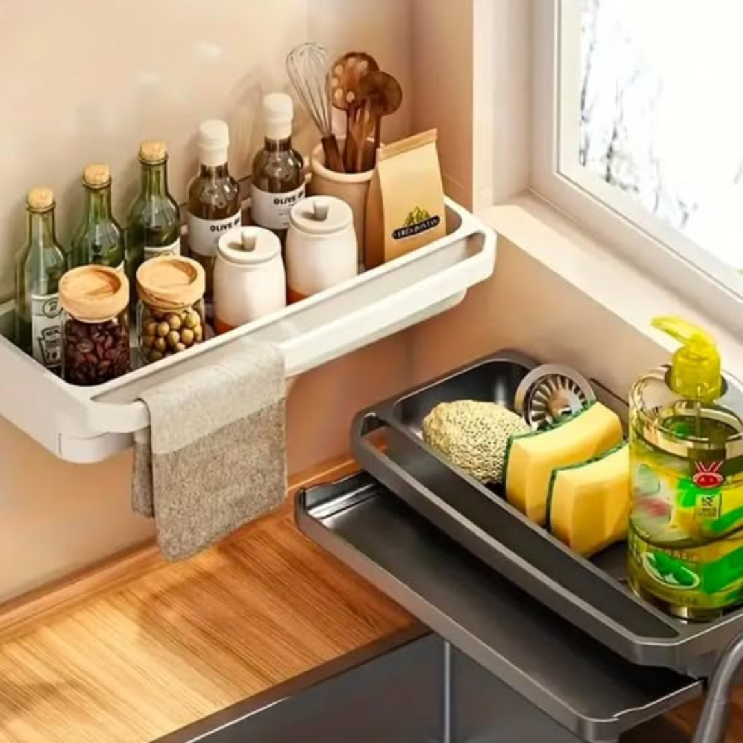 Wall Mounted Sink Caddy Organizer