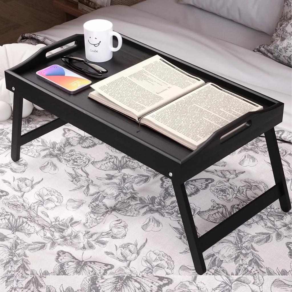 Foldable Bamboo Bed Tray