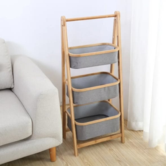 Foldable Bamboo Laundry Hamper