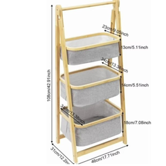 Foldable Bamboo Laundry Hamper