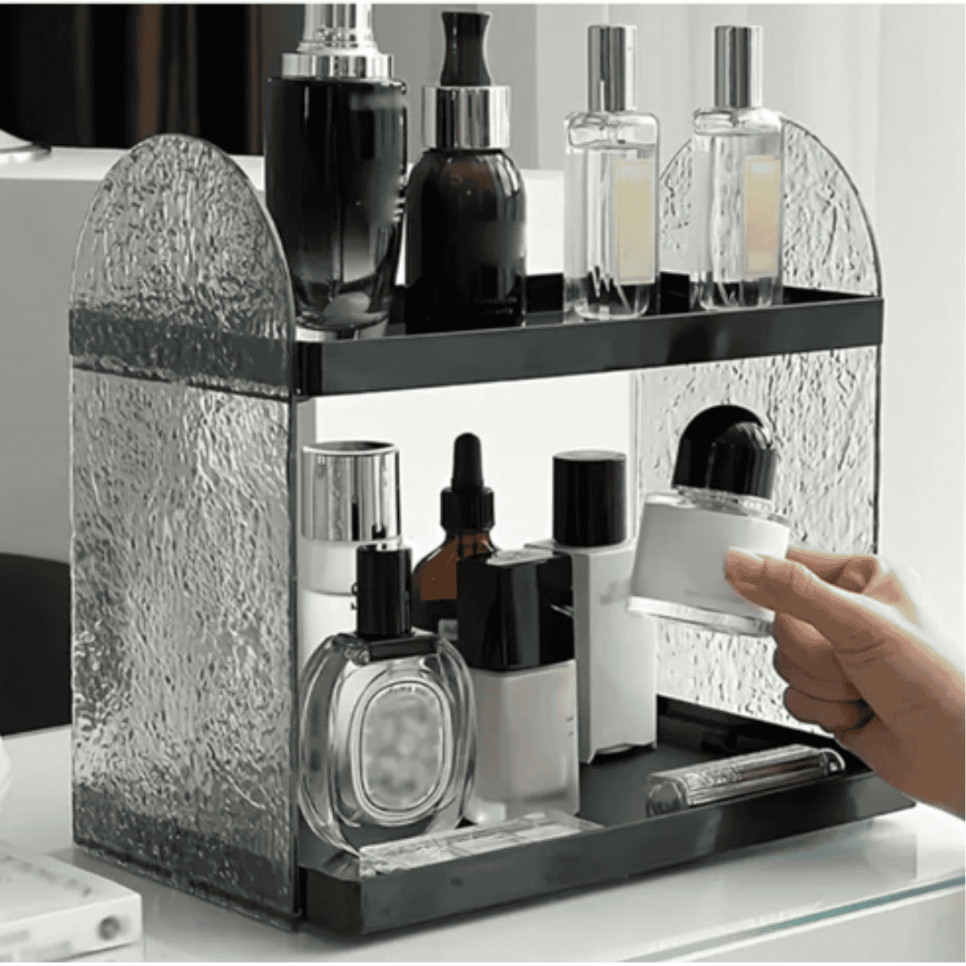 Two-Tier Acrylic Storage Rack