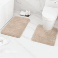 2pc Soft Fluffy Toilet Mats