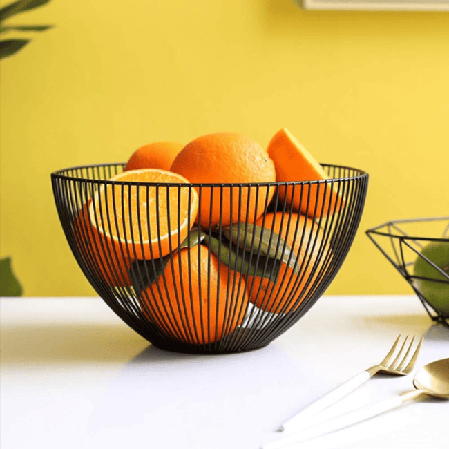 Round Decorative Fruit Basket