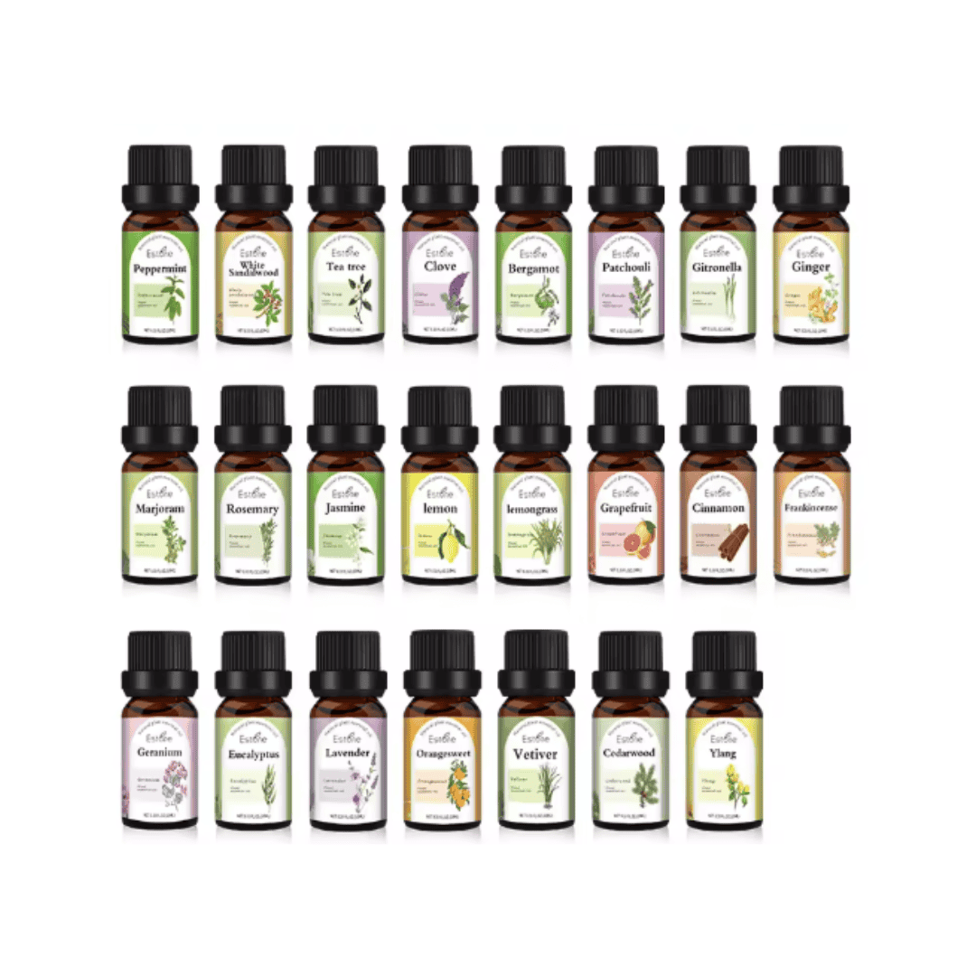 6pc Set 100{2065b22fa491b266a992e40606aaf4f3b30023166bdd0a41802df372cc64f91d} Pure Natural Aromatherapy Essential Oils