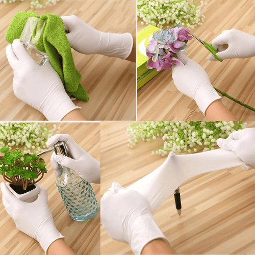 100pcs Disposable Synthetic Gloves