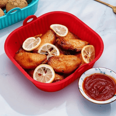 Red Silicone Air Fryer Liners