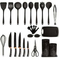 25pcs Silicone Spoons Set