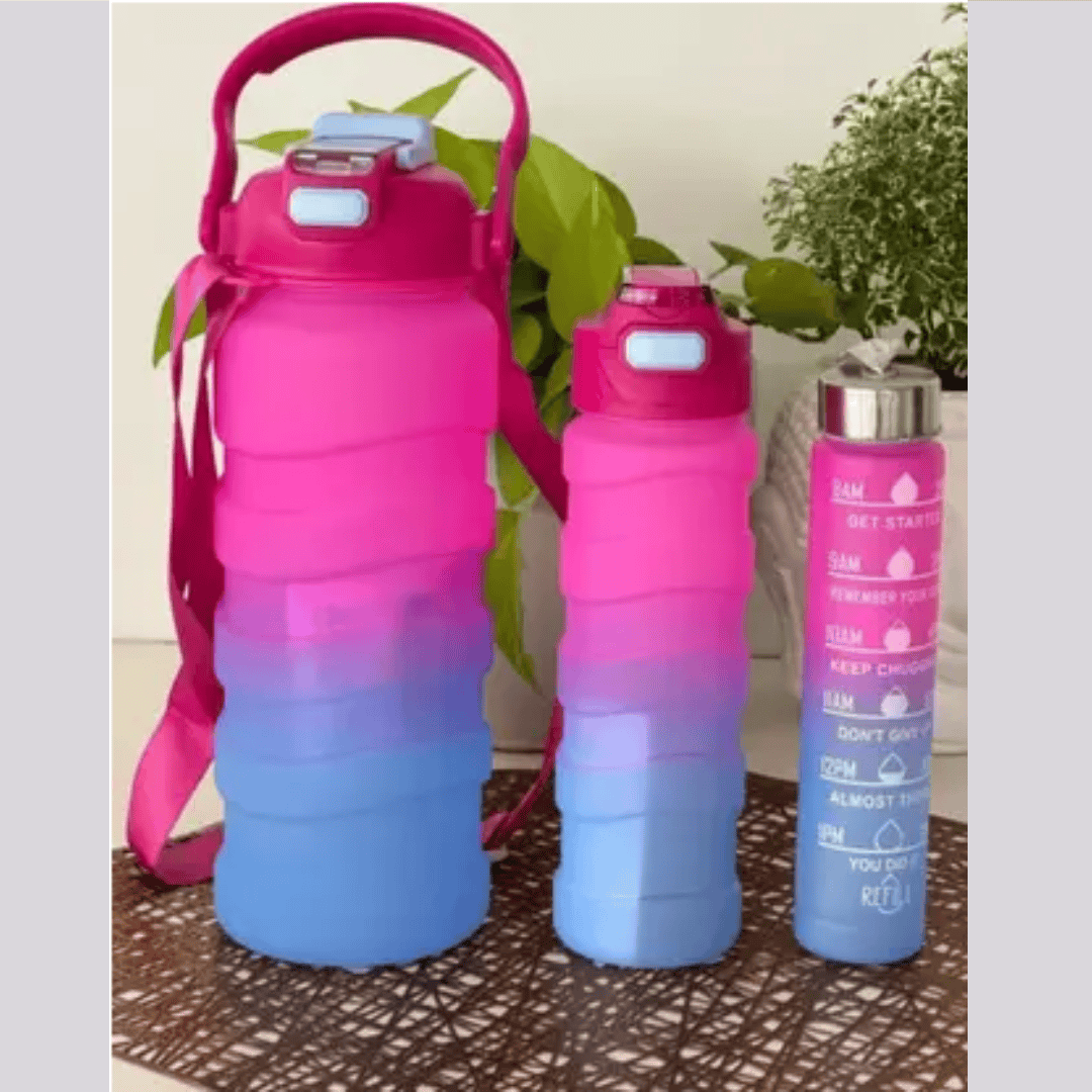 3-in-1 Water Bottle Set