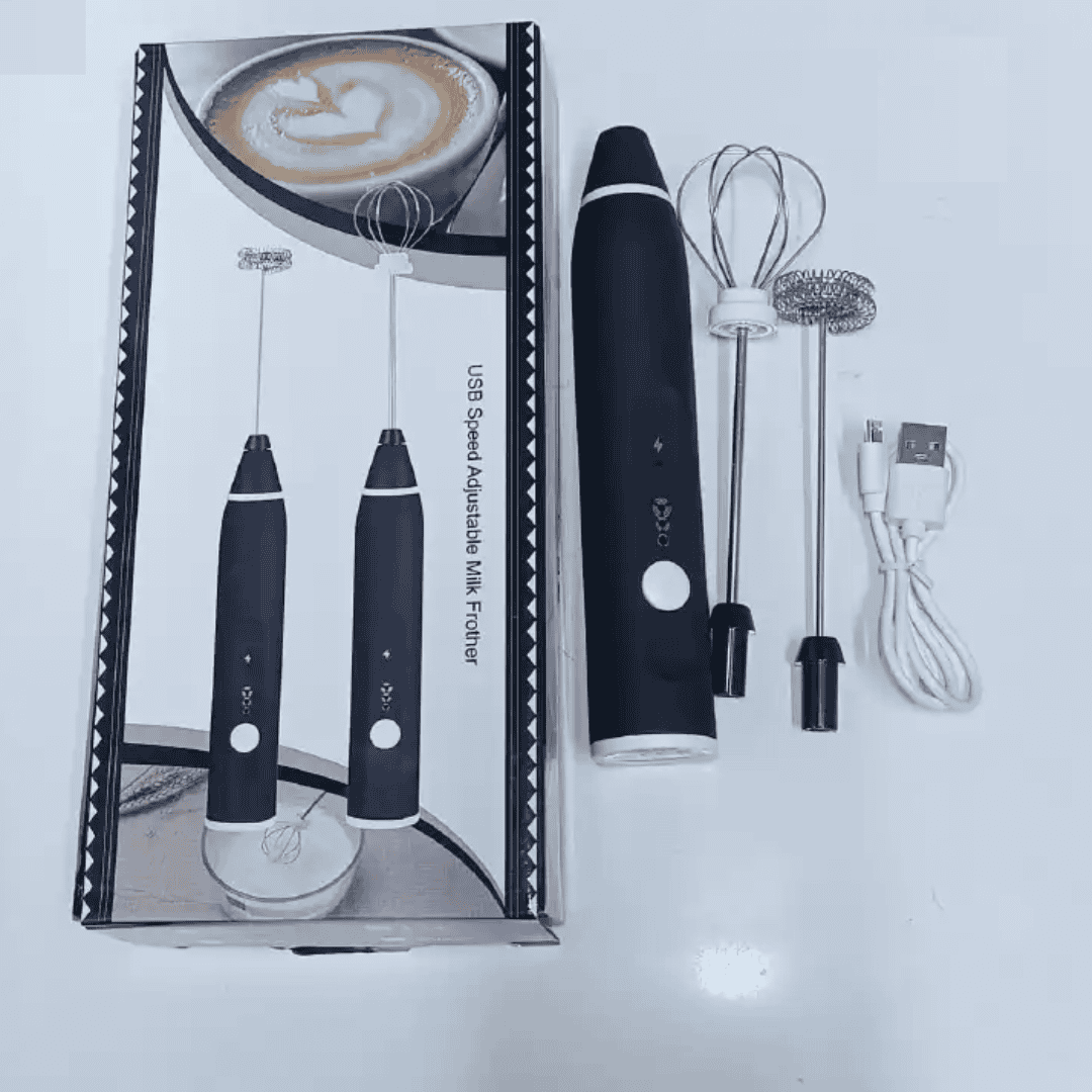 Powerful Handheld Milk Frother with Stand