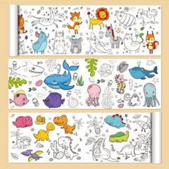 Kids Drawing Roll Colouring Paper