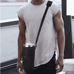 Portable Water Bottle Carrier Bag with Straps