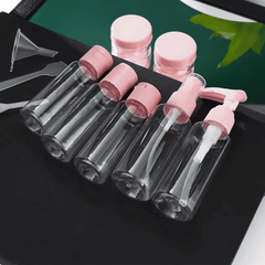 10 Pcs Refillable Travel Bottle Kits