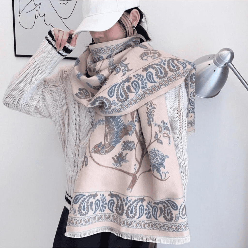 Floral Print Scarf for Women