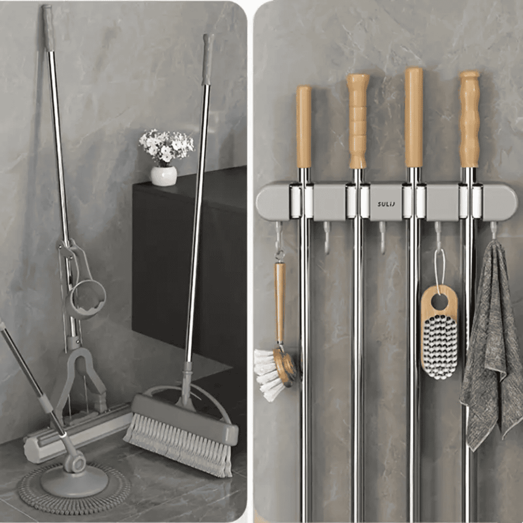 Wall Mounted Mop Holder