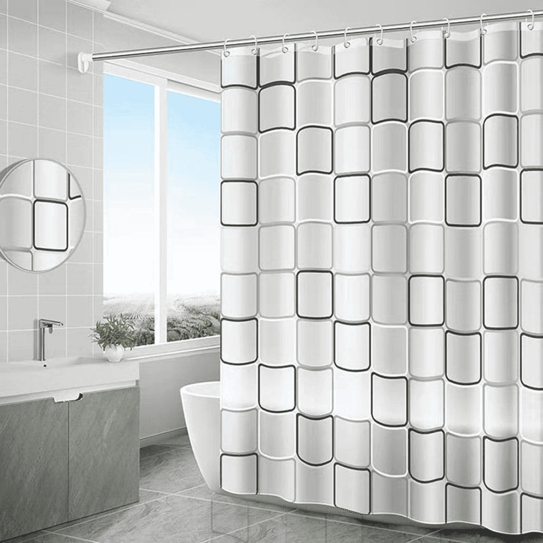 Shower Curtain EVA Waterproof Bathroom Liner