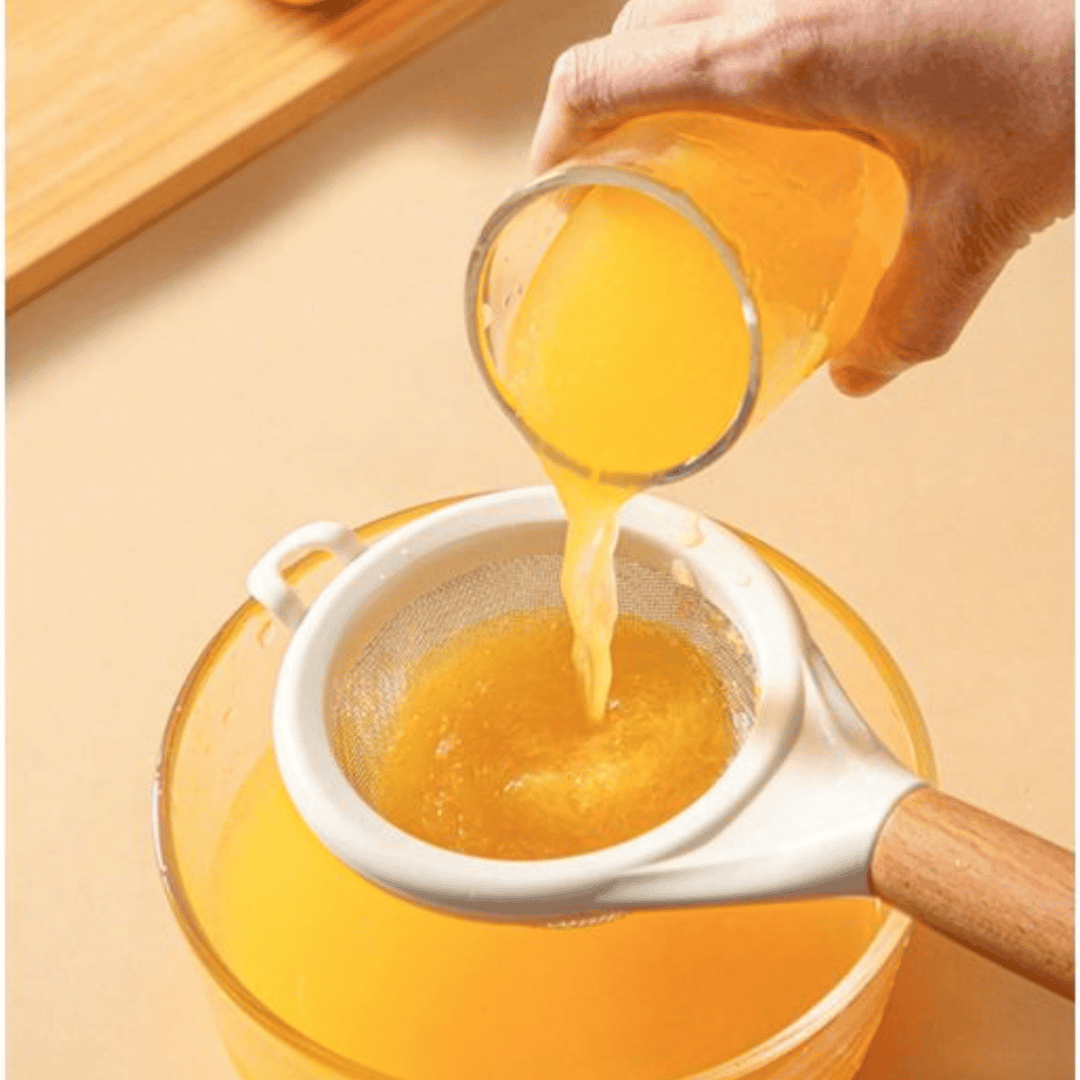 Wooden Handle Stainless Mesh Sieve