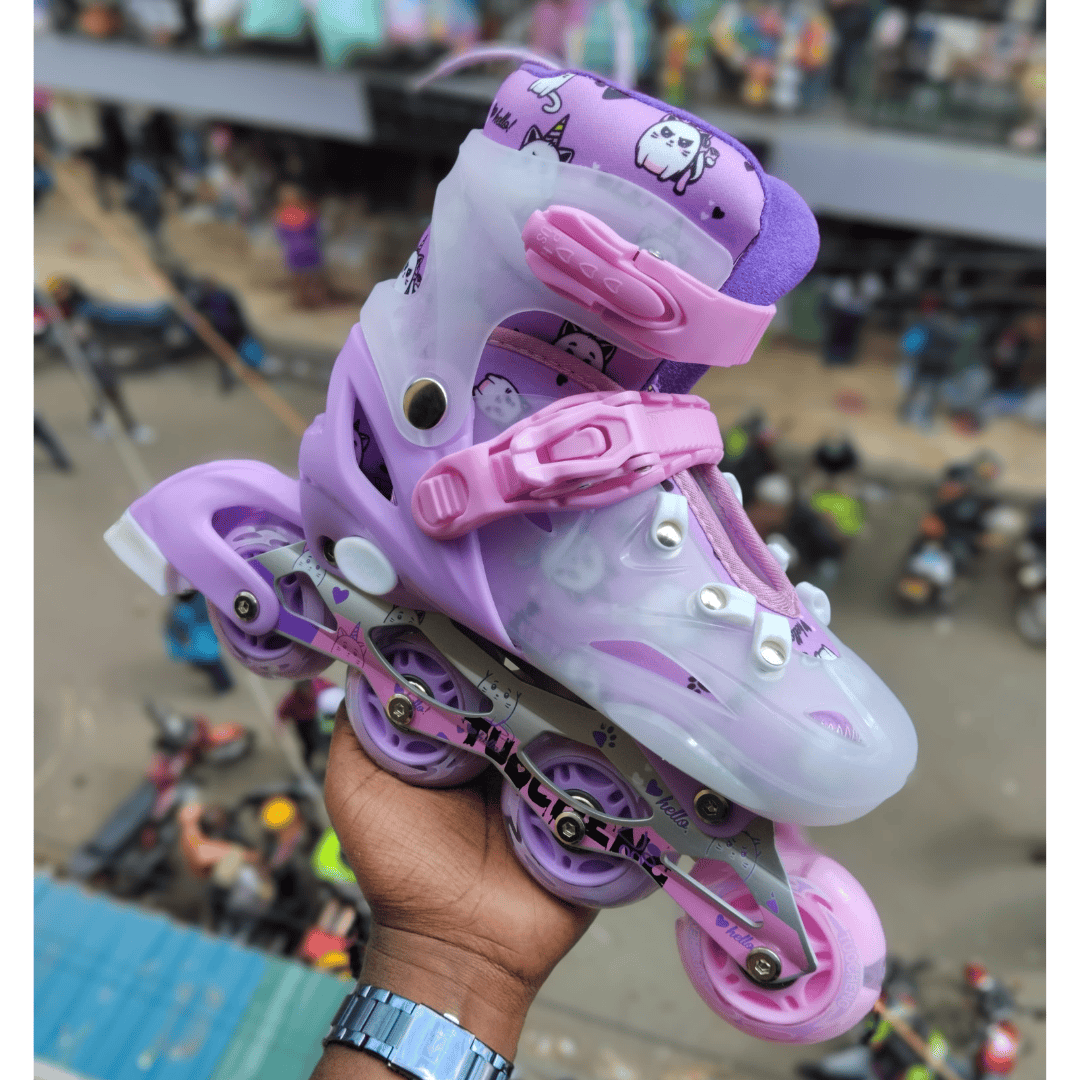 Purple Soft Boot Skates