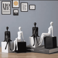 Decorative Sitting Figure Model Bookend
