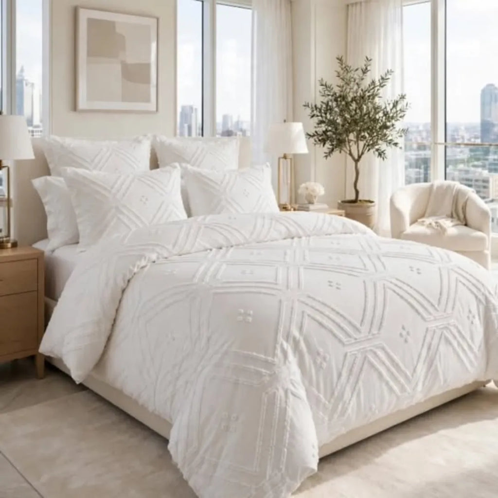 6*7 Tufted Design Duvet Cover