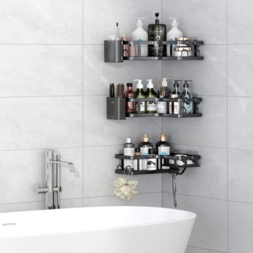 3pcs corner bathroom rack