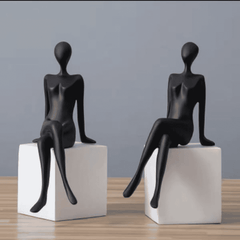 Decorative Sitting Figure Model Bookend