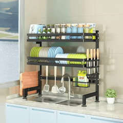 Heavy Duty Over-the-Sink Double Dish Rack