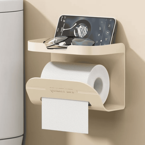 2-in-1 New Design Tissue Holder and Shelf